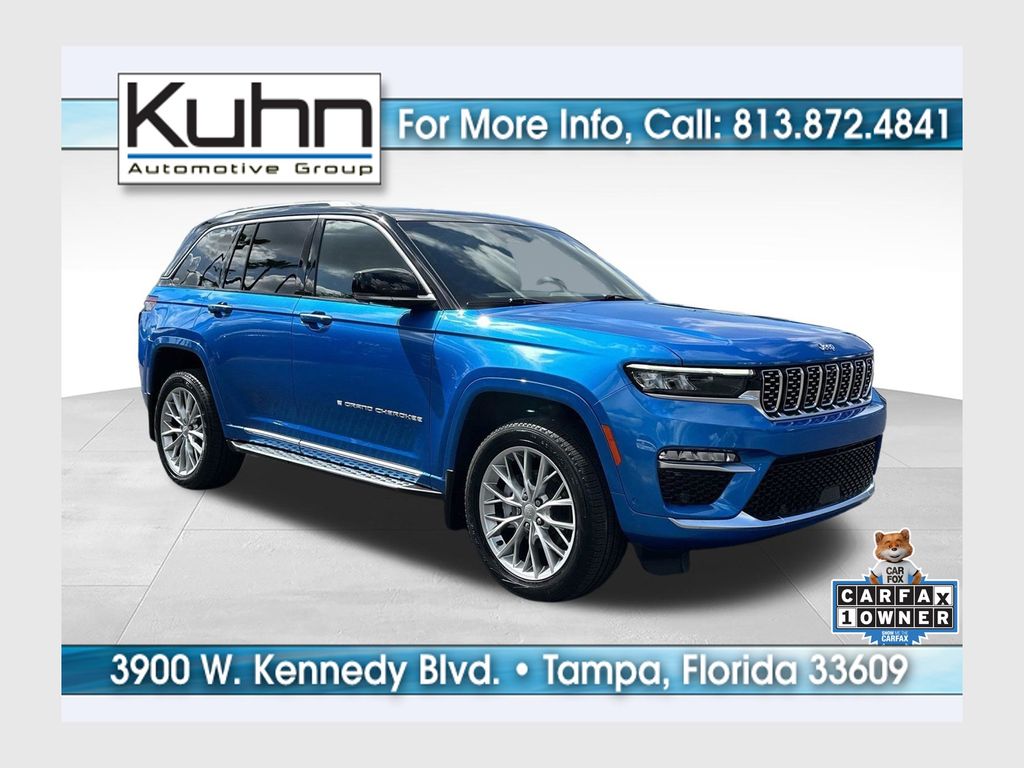 Hydro Blue Pearlcoat 2023 Jeep Grand Cherokee SUV / Crossover 4X2 8-Speed Automatic