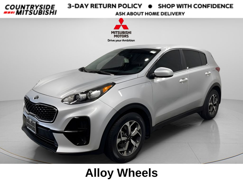 Sparkling Silver 2020 Kia Sportage LX FWD SUV / Crossover Front-Wheel Drive 6-Speed Automatic Overdrive