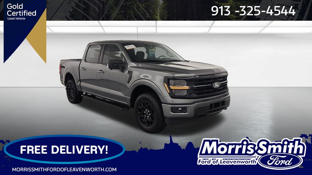 Carbonized Gray Metallic 2024 Ford F-150 Pickup Truck Four-Wheel Drive Automatic