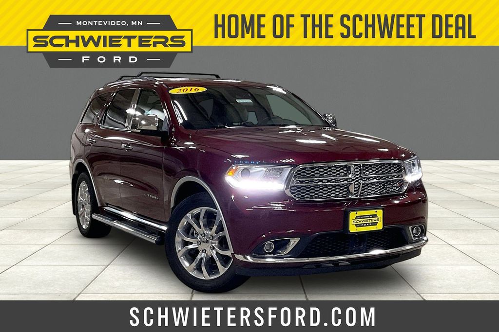 Red Pearl Coat 2016 Dodge Durango SUV / Crossover All-Wheel Drive 8-Speed Automatic