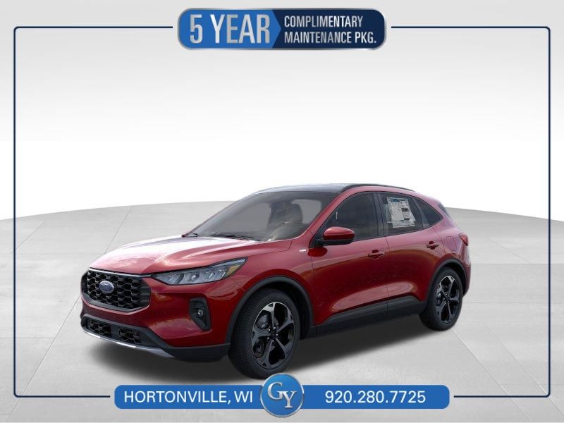 Rapid Red Metallic Tinted Clearcoat 2025 Ford Escape ST-Line Select AWD SUV / Crossover All-Wheel Drive 8-Speed Automatic