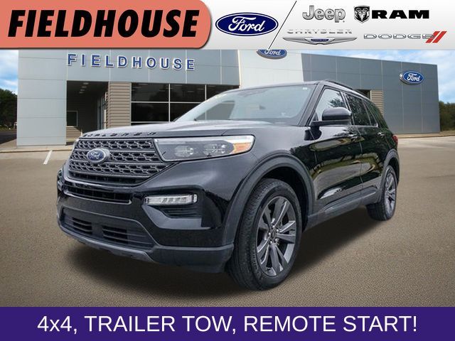 Agate Black Metallic 2023 Ford Explorer SUV / Crossover All-Wheel Drive Automatic