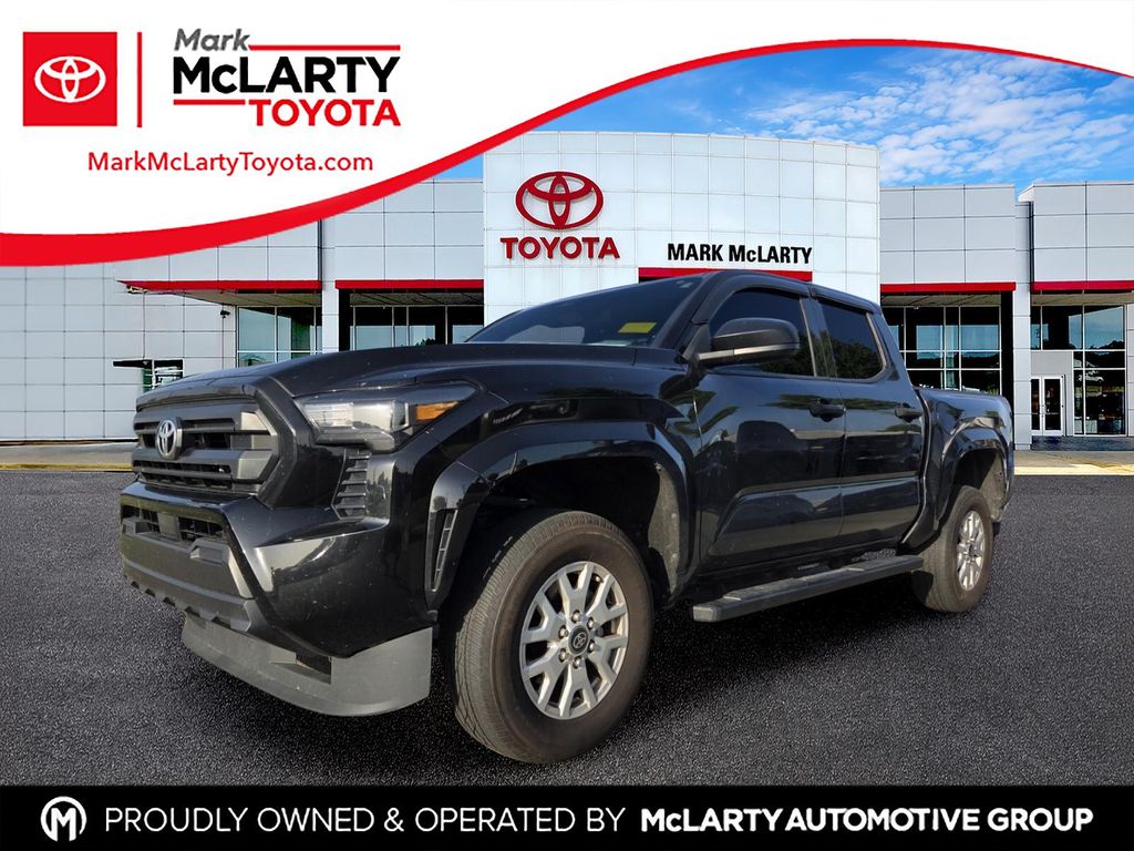 Black 2025 Toyota Tacoma Pickup Truck Four-Wheel Drive 8-Speed Automatic