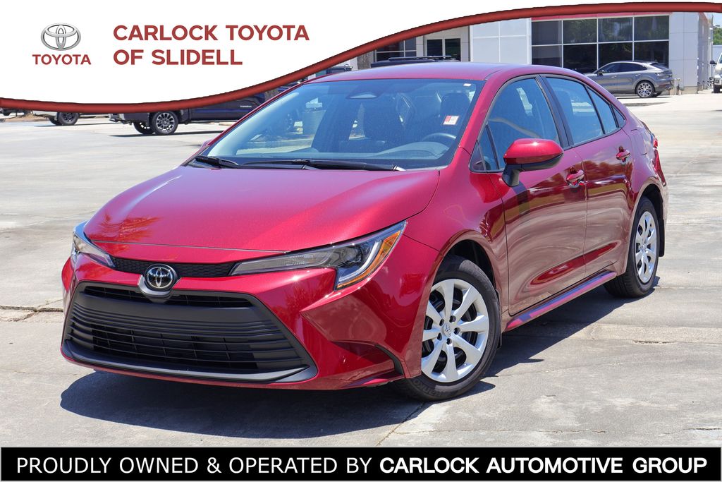 Red (Ruby Flare Pearl) 2026 Toyota Corolla Sedan Front-Wheel Drive Continuously Variable Transmission