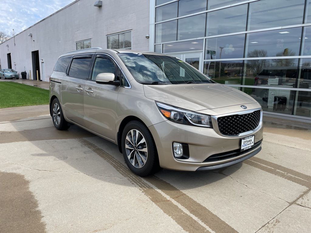 Brown (New Beige) 2015 Kia Sedona SX Minivan Front-Wheel Drive 6-Speed Automatic