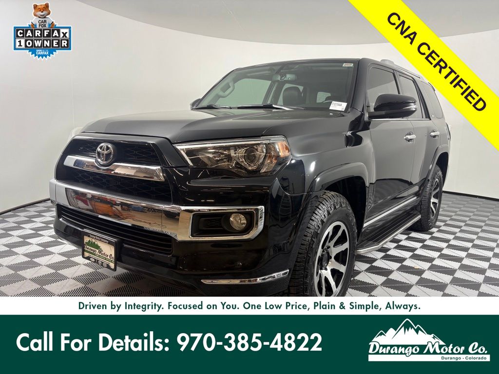 Midnight Black Metallic 2018 Toyota 4Runner SUV / Crossover All-Wheel Drive 5-Speed Automatic Overdrive