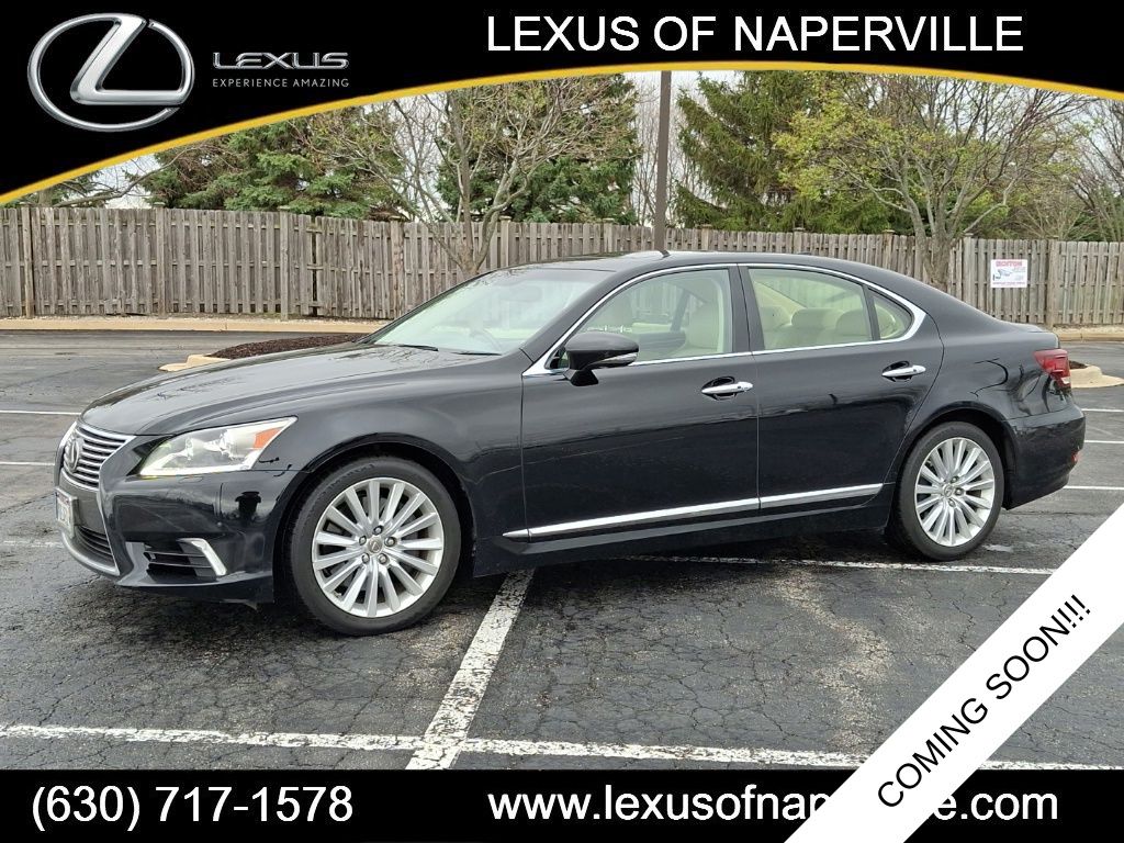 Black (Obsidian) 2014 Lexus LS 460 AWD Sedan All-Wheel Drive 8-Speed Automatic