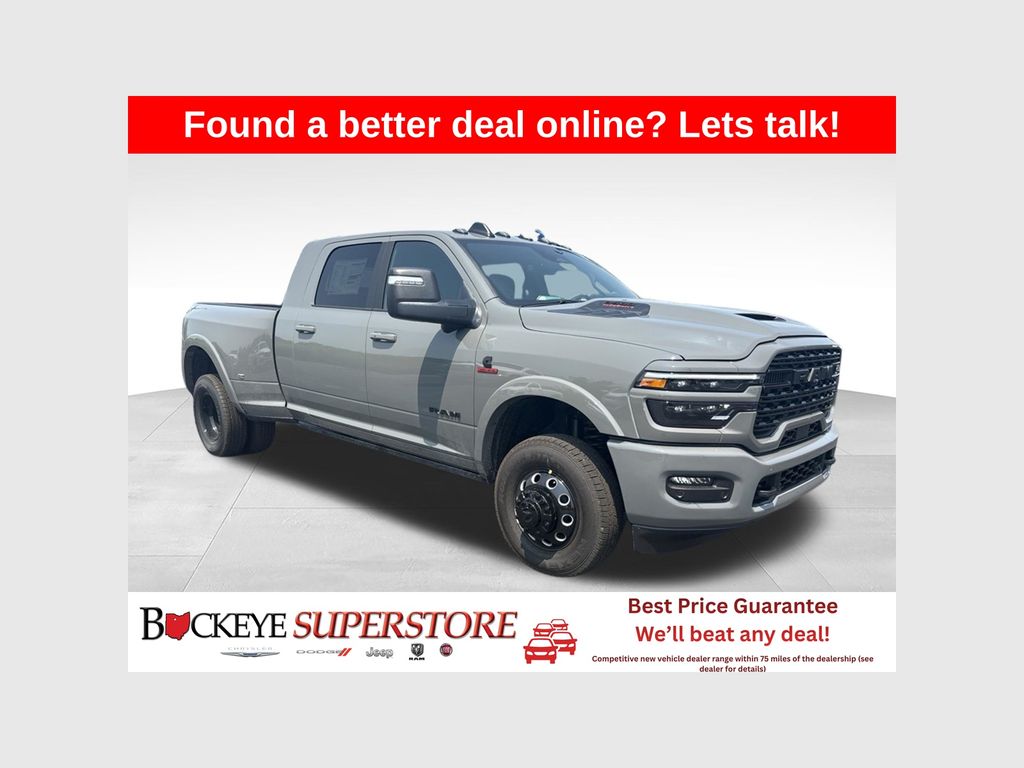 Gray Clearcoat 2026 RAM 3500 Pickup Truck Four-Wheel Drive 8-Speed Automatic