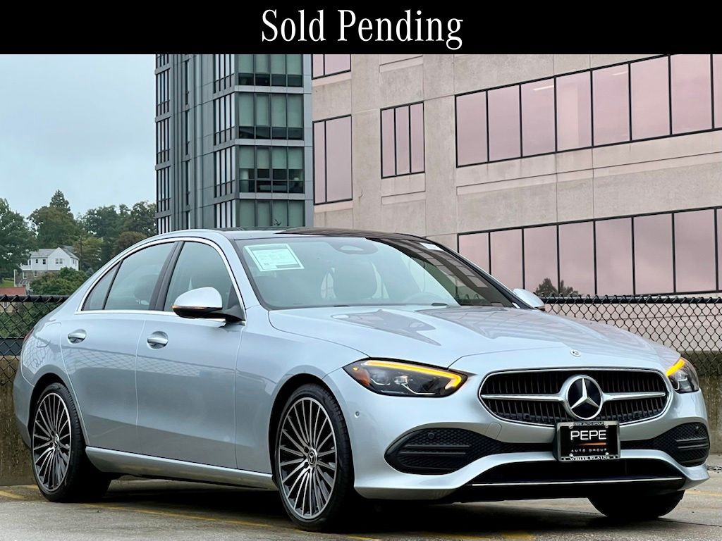 Cirrus Silver Metallic 2026 Mercedes-Benz C-Class Sedan All-Wheel Drive 9-Speed Automatic