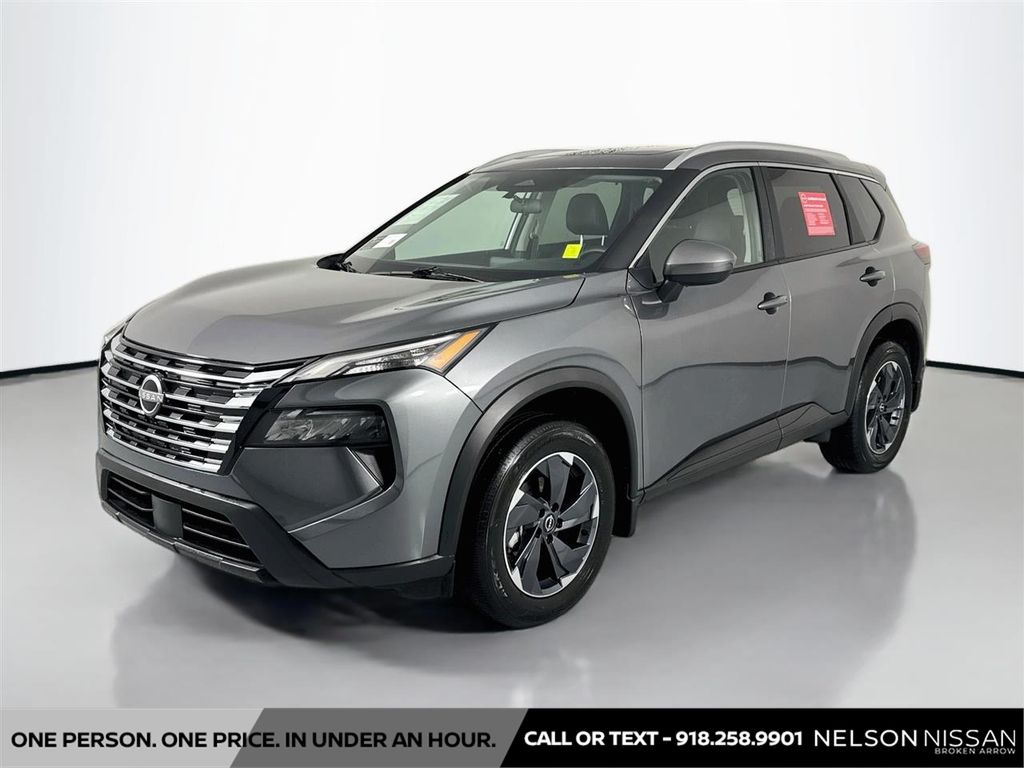 Gray (Gun Metallic) 2025 Nissan Rogue SV FWD SUV / Crossover Front-Wheel Drive Continuously Variable Transmission