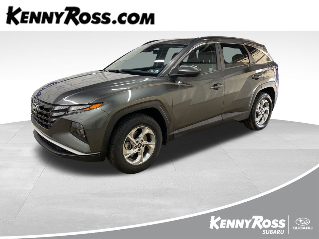 Amazon Gray 2022 Hyundai Tucson SEL AWD SUV / Crossover All-Wheel Drive 8-Speed Automatic