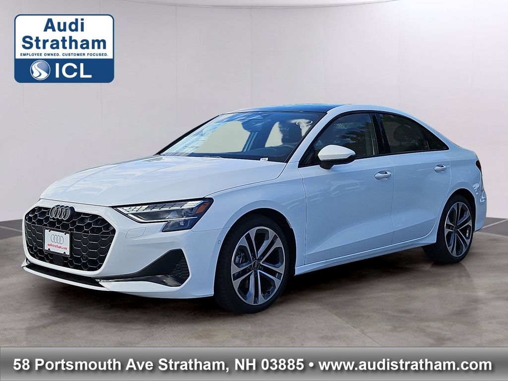 Arkona White 2026 Audi A3 Hatchback  7-Speed Automatic