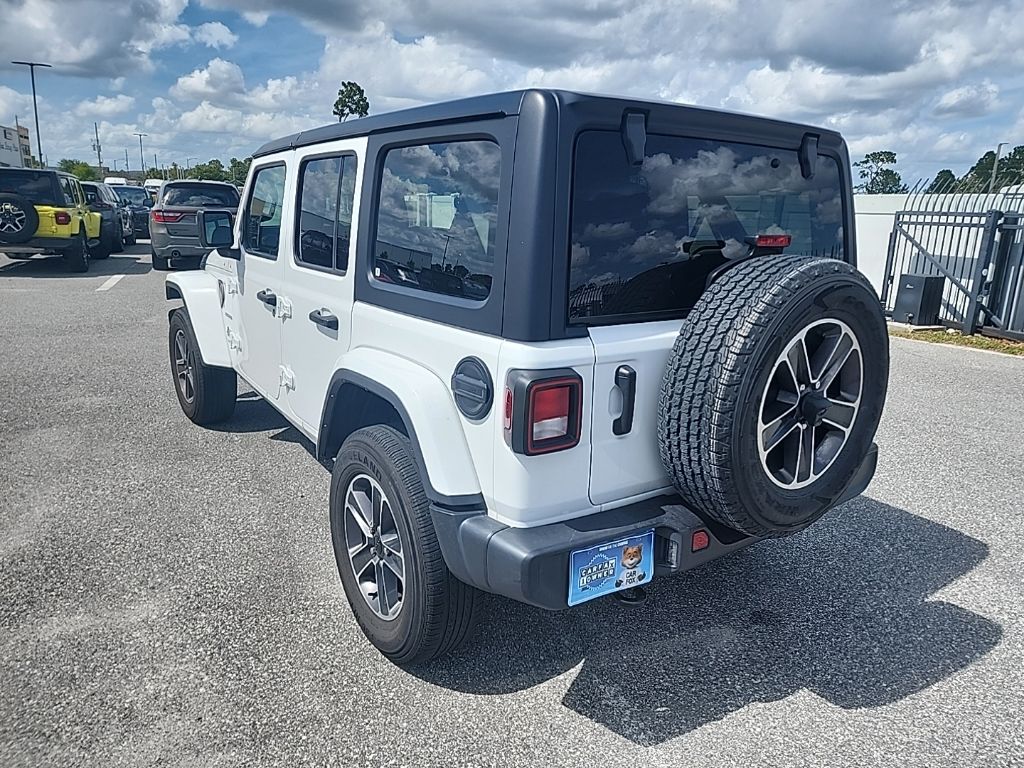 2023 White Jeep Wrangler Sahara 4X4 SUV