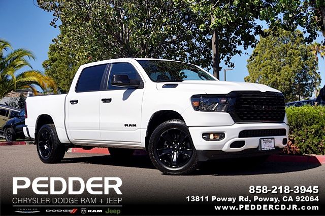 Bright White Clearcoat 2023 RAM 1500 Pickup Truck Four-Wheel Drive 8-Speed Automatic