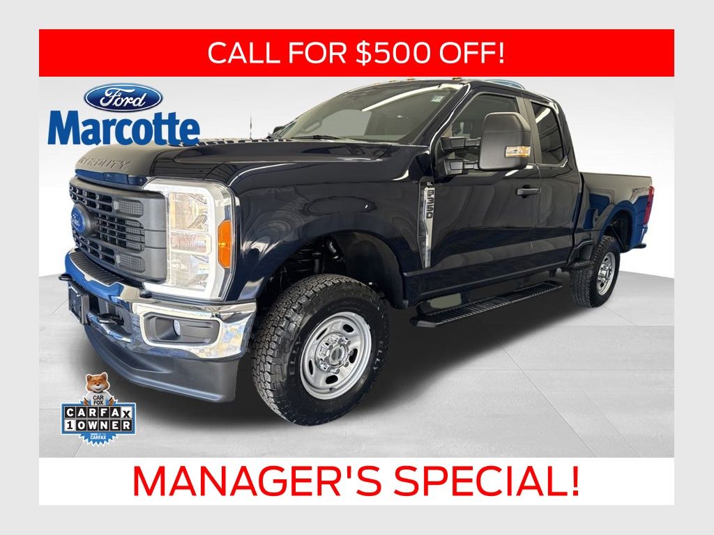 Antimatter Blue Metallic 2023 Ford F-350 Super Duty XL SuperCab 4WD Pickup Truck Four-Wheel Drive Automatic