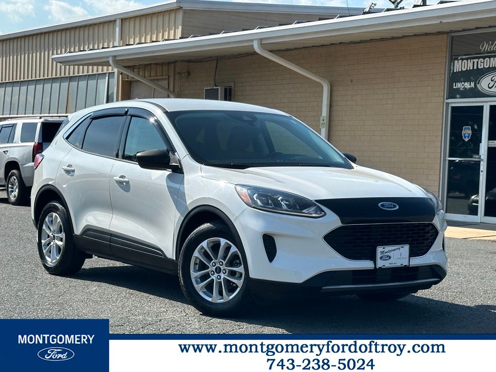 White Metallic 2022 Ford Escape Hybrid SUV / Crossover Front-Wheel Drive Continuously Variable Transmission