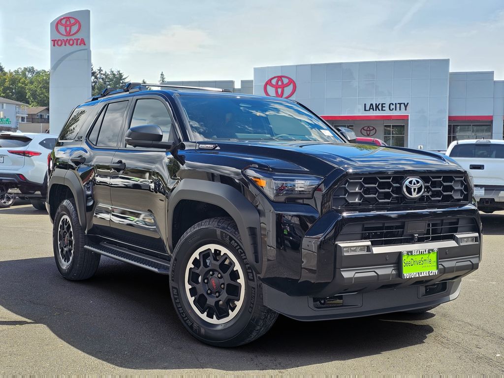 Black 2026 Toyota 4Runner TRD Off-Road Premium 4WD SUV / Crossover Four-Wheel Drive 8-Speed Automatic