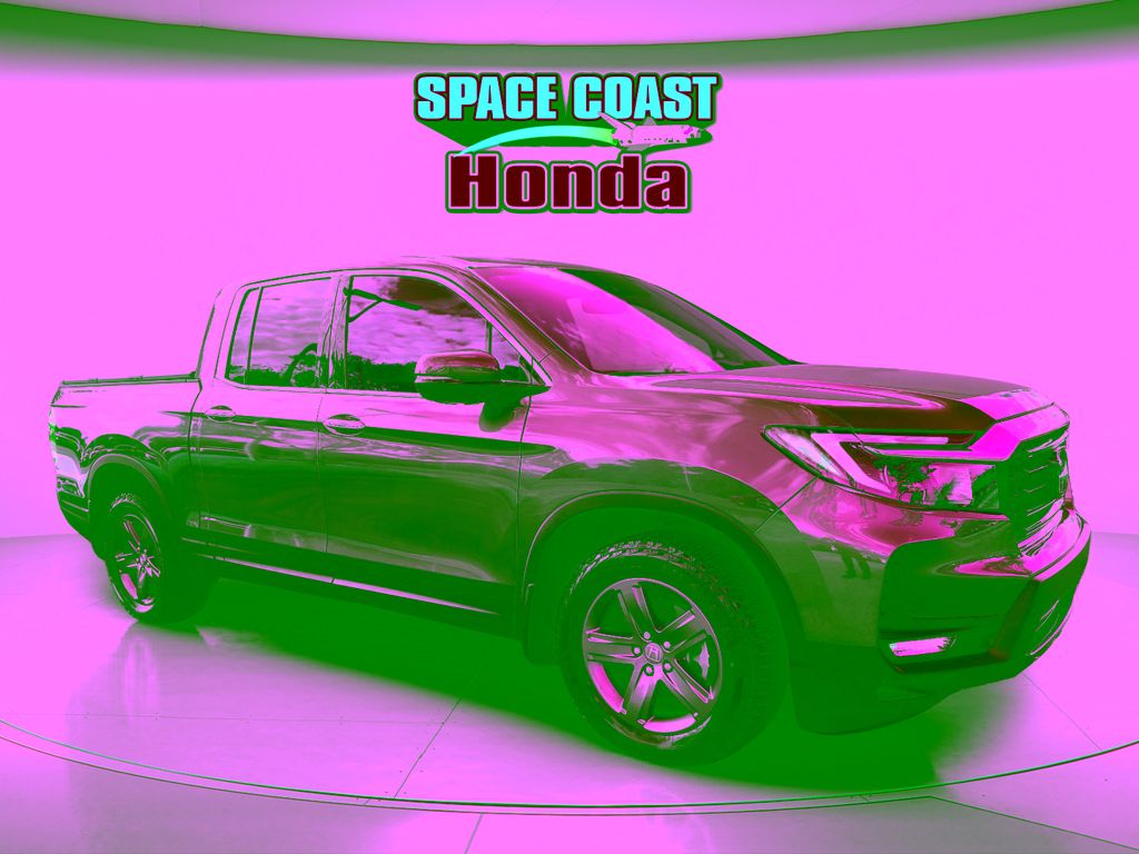 Gray (Modern Steel Metallic) 2023 Honda Ridgeline Pickup Truck All-Wheel Drive 9-Speed Automatic