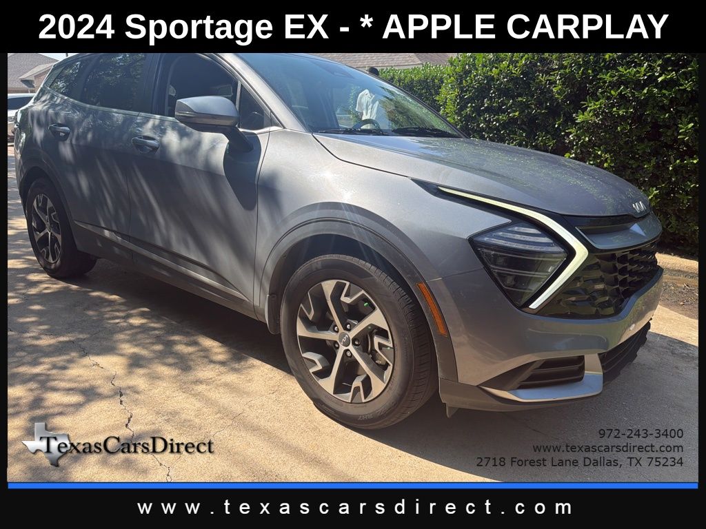 Everlasting Silver 2024 Kia Sportage EX FWD SUV / Crossover Front-Wheel Drive 8-Speed Automatic