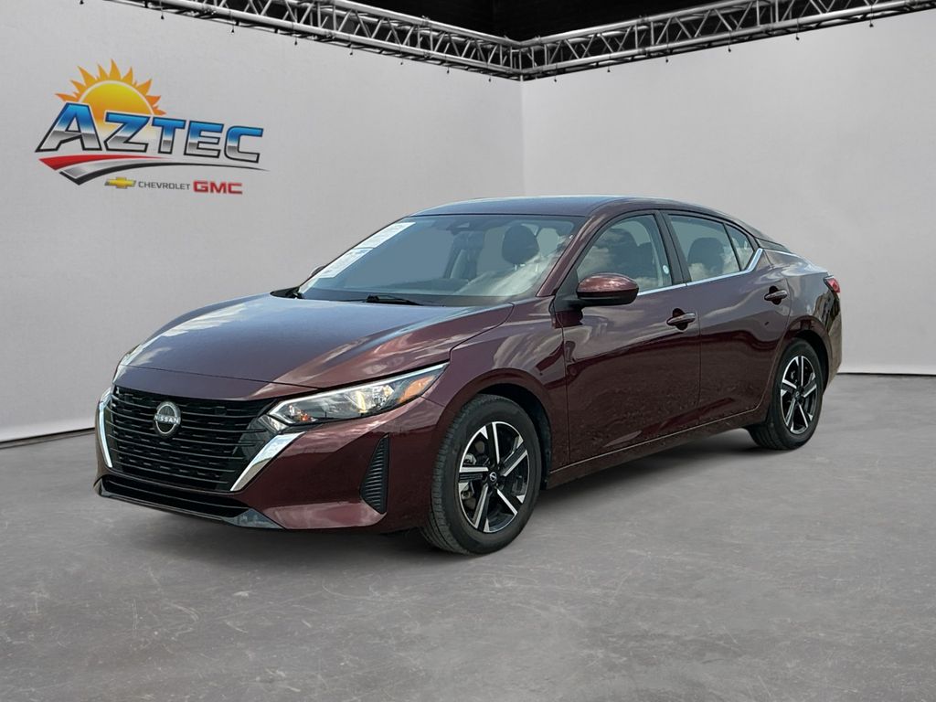 Rosewood Metallic 2025 Nissan Sentra Sedan Front-Wheel Drive Continuously Variable Transmission