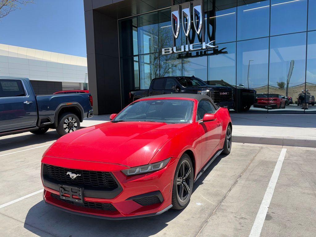 Race Red 2024 Ford Mustang Convertible Rear-Wheel Drive Automatic