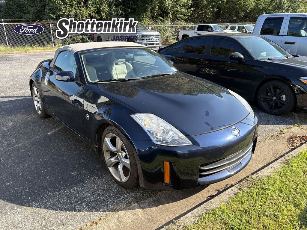 San Marino Blue Pearl 2007 Nissan 350Z Coupe Rear-Wheel Drive 5-Speed Automatic Overdrive