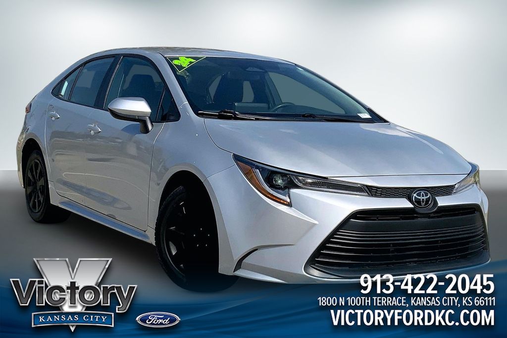 Classic Silver Metallic/Midnight Black Metallic 2024 Toyota Corolla Sedan Front-Wheel Drive Continuously Variable Transmission