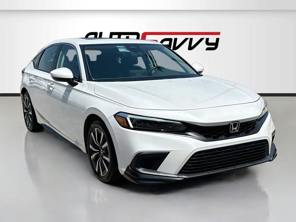 2024 Honda Civic EX-L White at Shottenkirk Kia Fort Bend