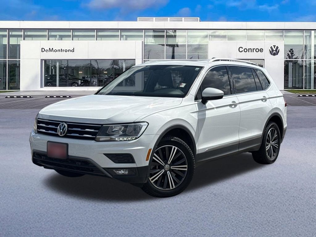 2019 Volkswagen Tiguan 2.0T SEL White at Bravo Nissan