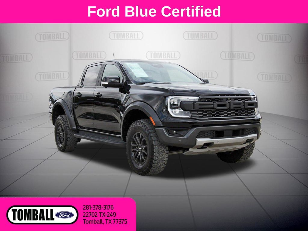 Shadow Black 2025 Ford Ranger Pickup Truck Four-Wheel Drive Automatic