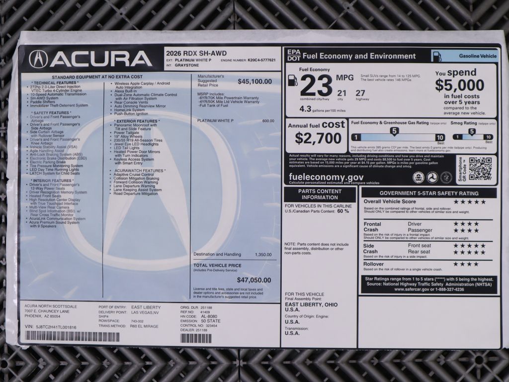 Thumbnail: 2026 Acura RDX - 9