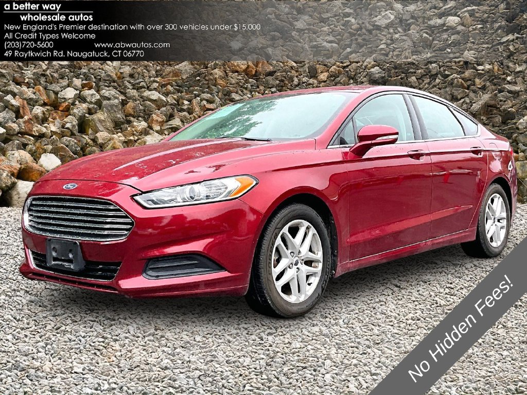 Ruby Red Metallic 2014 Ford Fusion Sedan Front-Wheel Drive 6-Speed Automatic