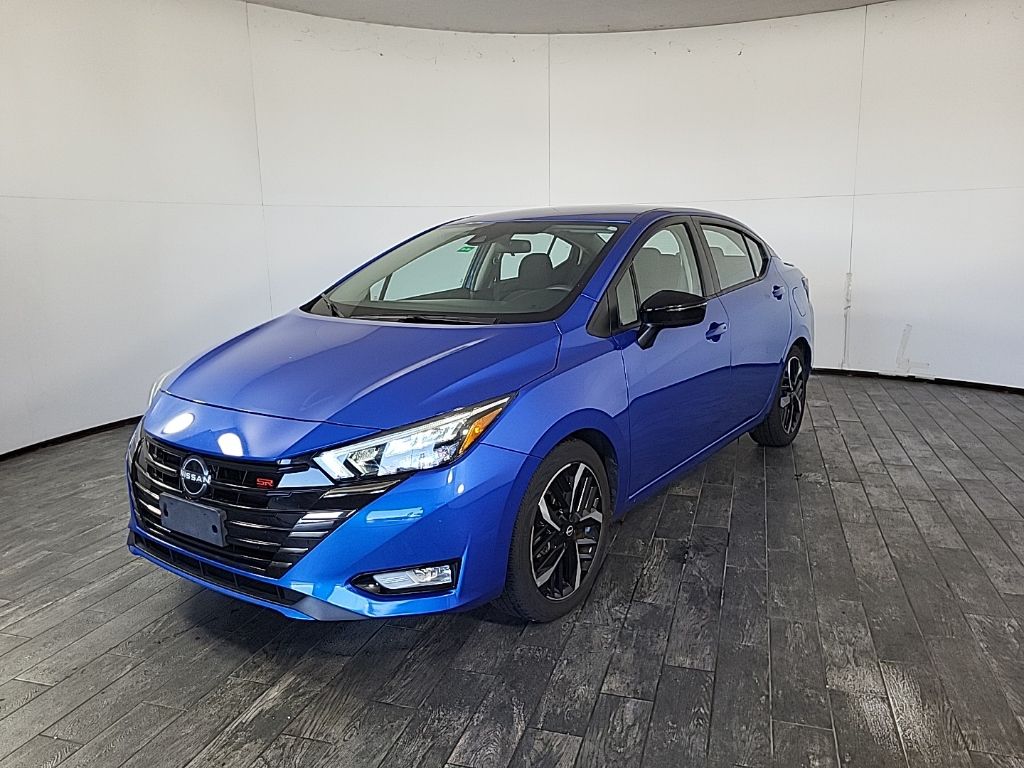 Electric Blue Metallic 2024 Nissan Versa SR FWD Sedan Front-Wheel Drive Continuously Variable Transmission