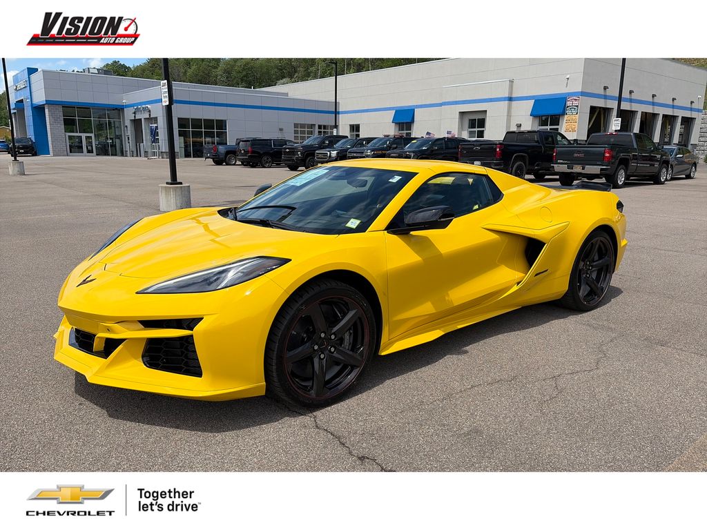 Competition Yellow Tintcoat Metallic 2026 Chevrolet Corvette E-Ray Convertible AWD with 3LZ Convertible All-Wheel Drive 8-Speed Dual Clutch