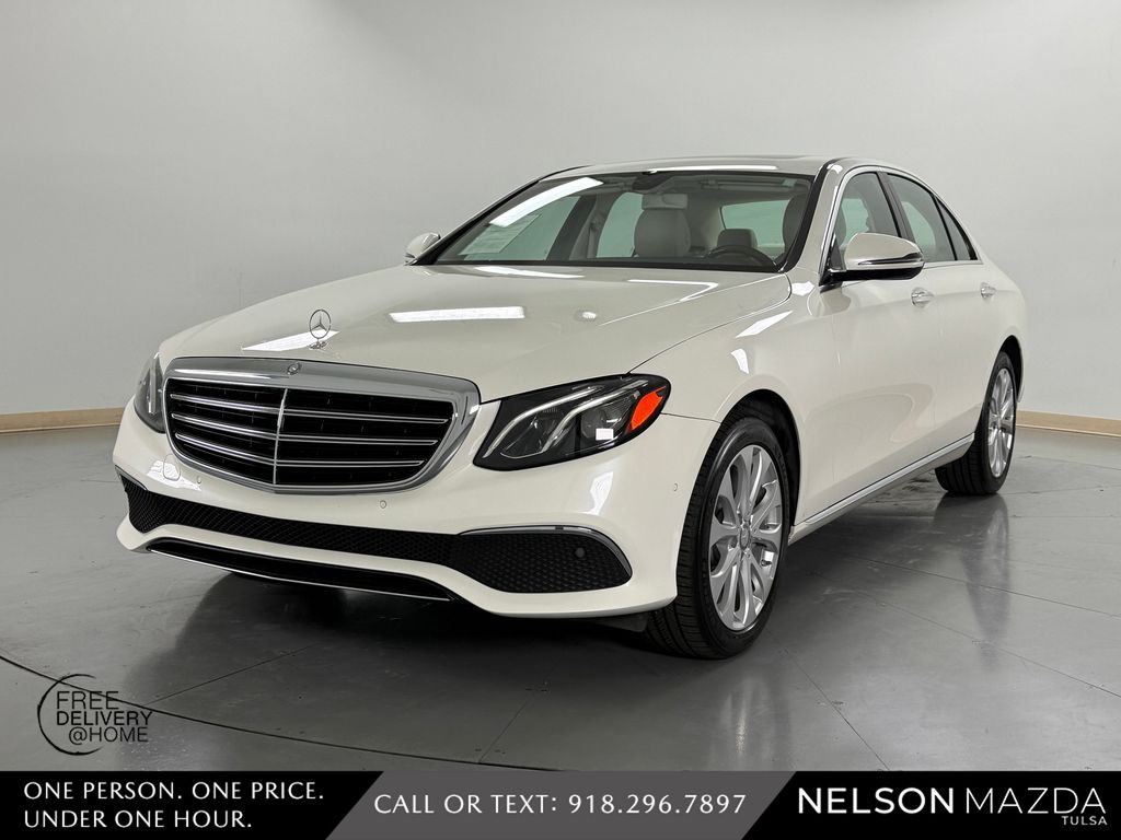White 2017 Mercedes-Benz E-Class E 300 4MATIC Sedan All-Wheel Drive 9-Speed Automatic