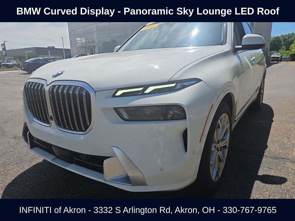 Alpine White 2023 BMW X7 xDrive40i AWD SUV / Crossover All-Wheel Drive 8-Speed Automatic