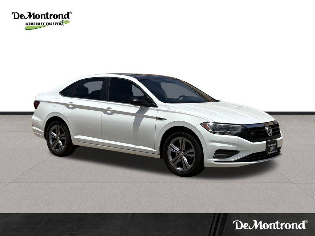 2019 Volkswagen Jetta R-Line White at DeMontrond Auto Country