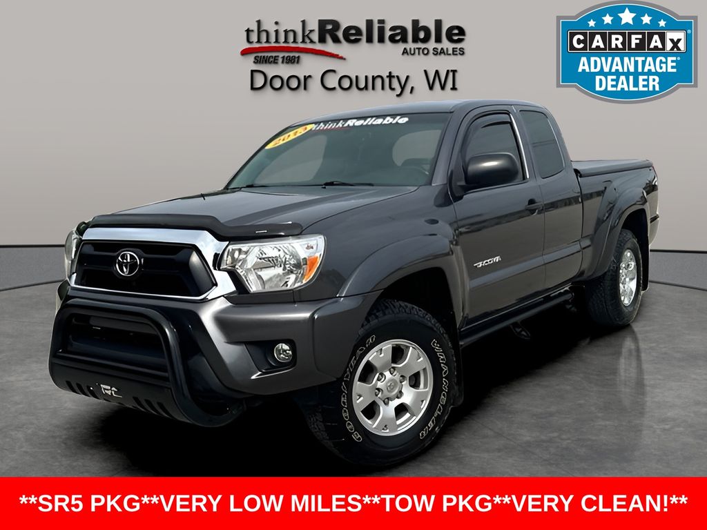 Magnetic Gray Metallic 2013 Toyota Tacoma Pickup Truck Four-Wheel Drive 4-Speed Automatic Overdrive