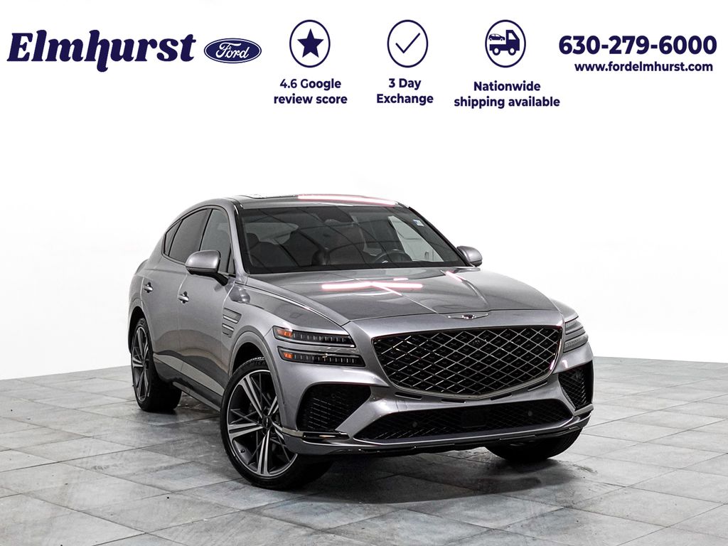 Savile Silver 2025 Genesis GV80 Coupe 3.5T E-SC AWD Coupe All-Wheel Drive 8-Speed Automatic