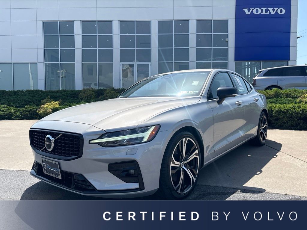 Silver 2024 Volvo S60 Sedan All-Wheel Drive Automatic