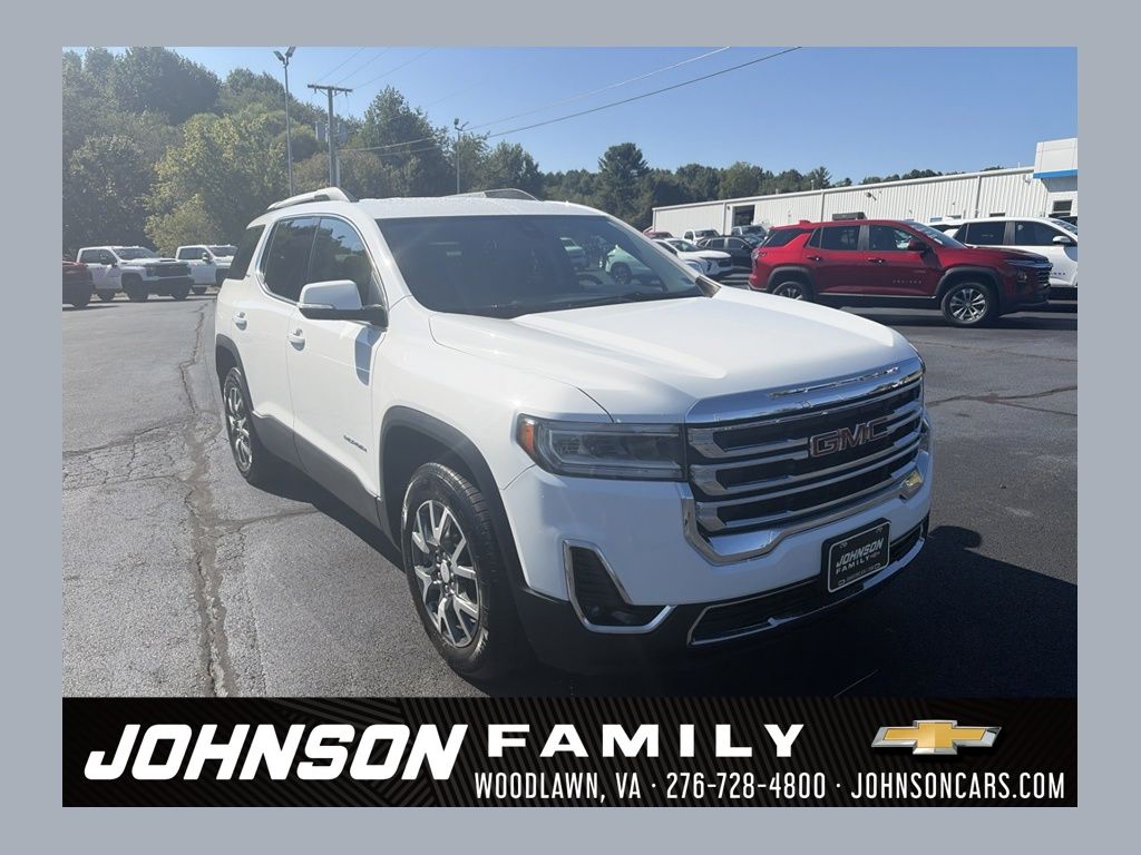 Summit White 2023 GMC Acadia SUV / Crossover Four-Wheel Drive 9-Speed Automatic