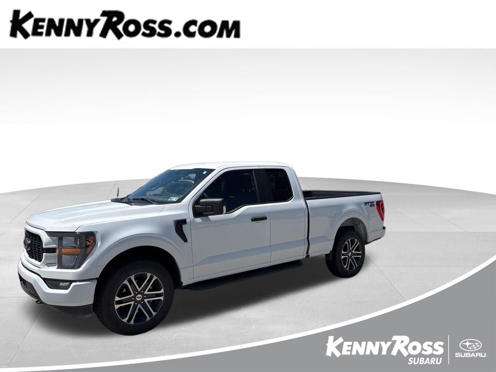 Oxford White 2023 Ford F-150 XL SuperCab 4WD Pickup Truck Four-Wheel Drive Automatic