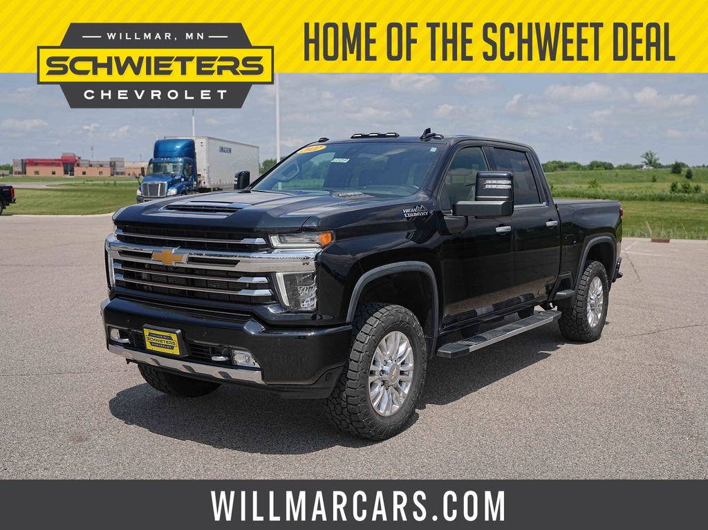 Black 2022 Chevrolet Silverado 2500HD Pickup Truck Four-Wheel Drive Automatic