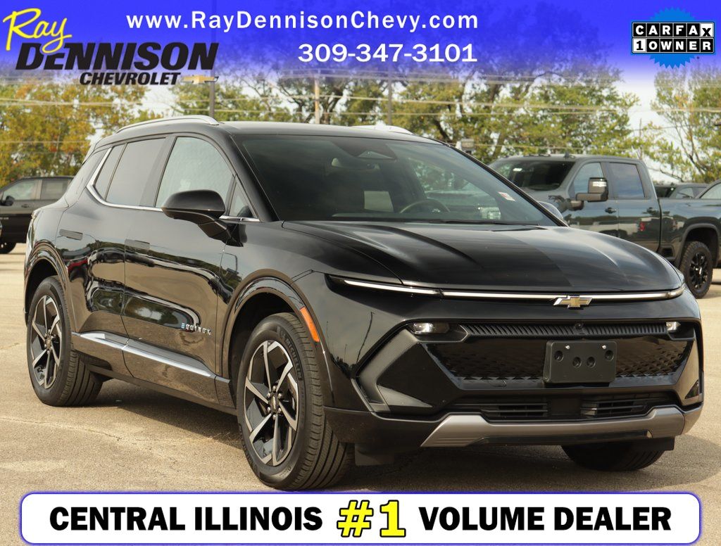 Black 2024 Chevrolet Equinox EV LT with 2LT AWD SUV / Crossover All-Wheel Drive 1-Speed Automatic