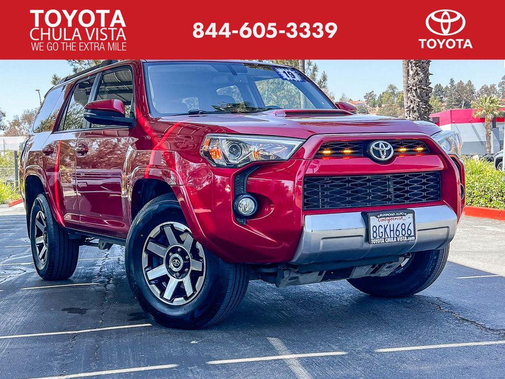 Barcelona Red Metallic 2019 Toyota 4Runner SUV / Crossover Four-Wheel Drive 5-Speed Automatic Overdrive