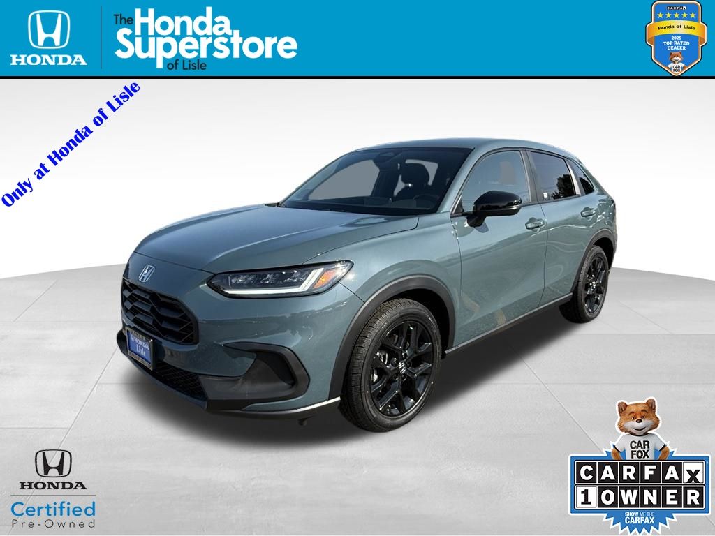 Nordic Forest Pearl 2025 Honda HR-V SUV / Crossover All-Wheel Drive Continuously Variable Transmission