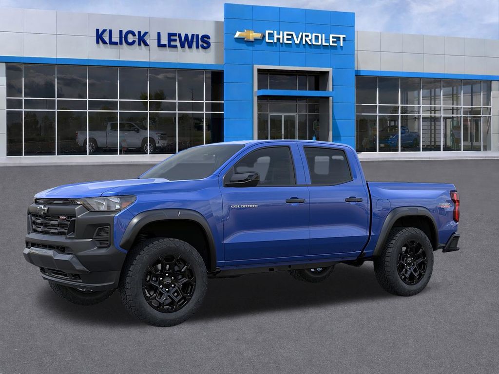 2026 Chevrolet Colorado Trail Boss Blue at Klick Lewis Buick Chevrolet