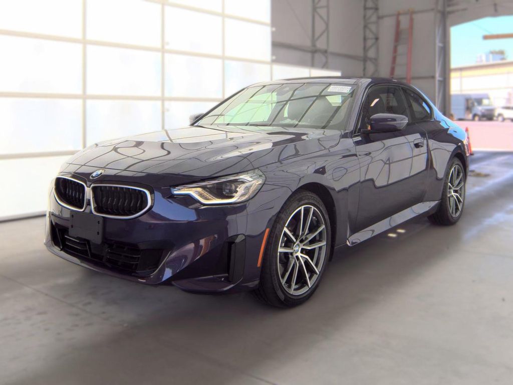 Thundernight Metallic 2025 BMW 2 Series Coupe All-Wheel Drive 8-Speed Automatic