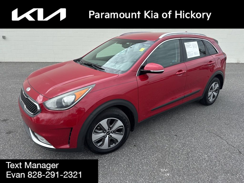 Crimson Red 2018 Kia Niro EX FWD SUV / Crossover Front-Wheel Drive 6-Speed Dual Clutch