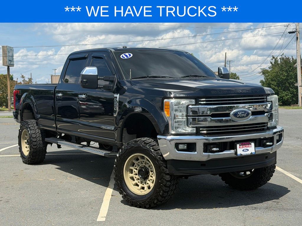 Shadow Black 2017 Ford F-250 Super Duty Pickup Truck Four-Wheel Drive 6-Speed Automatic